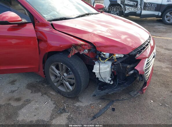5NPD84LF1HH077928 2017 HYUNDAI ELANTRA Red წინა ხედი