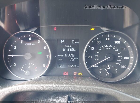 5NPD84LF1HH077928 2017 HYUNDAI ELANTRA Red უკანა სავარძლების ხედი