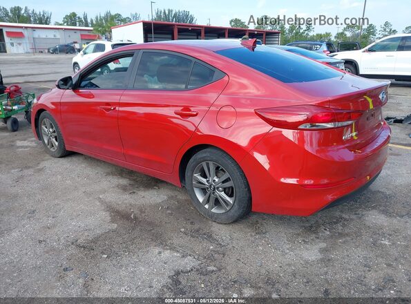 5NPD84LF1HH077928 2017 HYUNDAI ELANTRA Red უკანა მარცხენა
