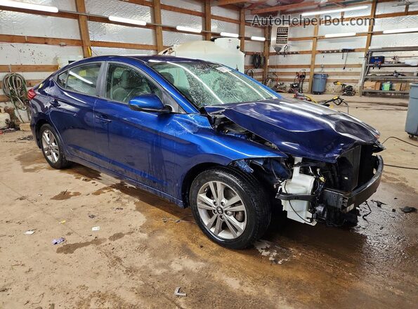 5NPD84LF1HH167970 2017 HYUNDAI ELANTRA Blue 