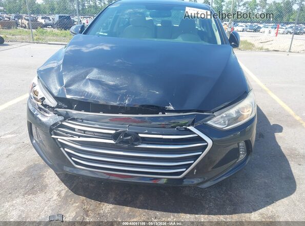 5NPD84LF1JH230281 2018 HYUNDAI ELANTRA Black ხელსაწყოთა პანელის ხედი
