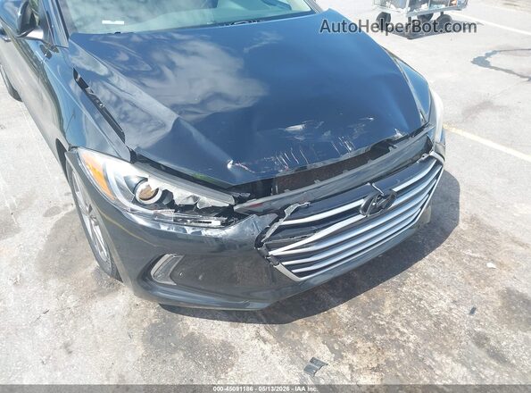 5NPD84LF1JH230281 2018 HYUNDAI ELANTRA Black წინა ხედი