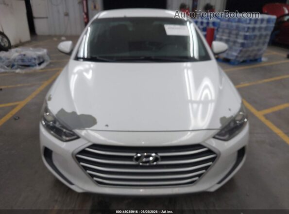5NPD84LF1JH242236 2018 HYUNDAI ELANTRA Белый Вид щитка приборов
