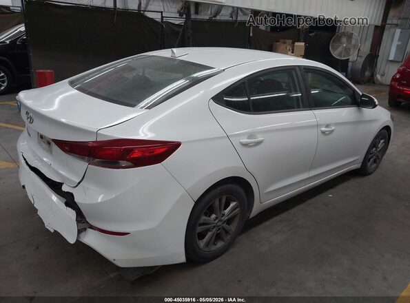 5NPD84LF1JH242236 2018 HYUNDAI ELANTRA Белый Задняя правая четверть