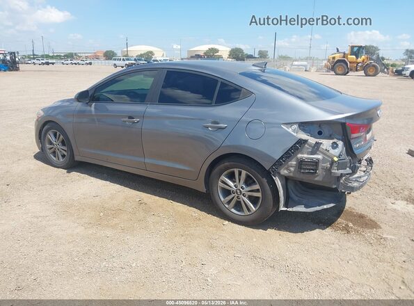 5NPD84LF1JH253740 2018 HYUNDAI ELANTRA Gray Հետևի ձախ