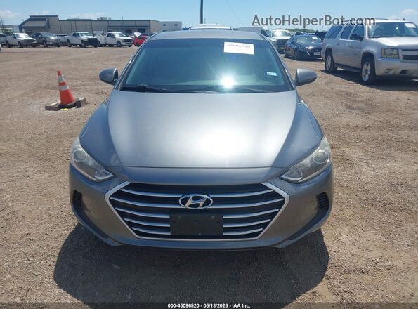 5NPD84LF1JH253740 2018 HYUNDAI ELANTRA Gray Սալոնի հետևի տեսք