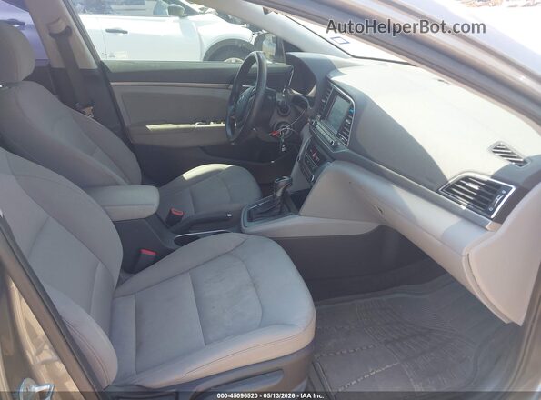 5NPD84LF1JH253740 2018 HYUNDAI ELANTRA Gray Սալոնի դիմացի տեսք