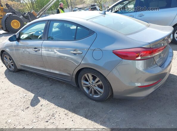 5NPD84LF1JH264365 2018 HYUNDAI ELANTRA Серый Задняя левая четверть