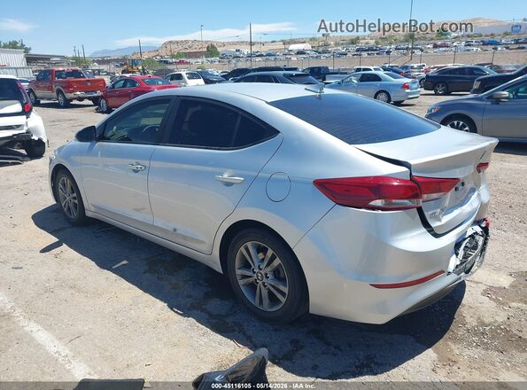 5NPD84LF1JH277195 2018 HYUNDAI ELANTRA Silver უკანა მარცხენა