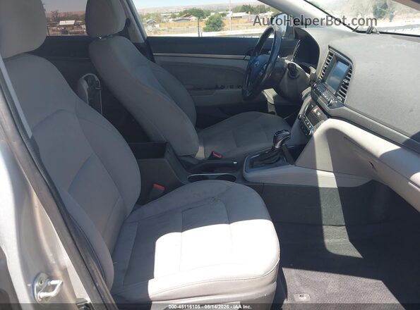 5NPD84LF1JH277195 2018 HYUNDAI ELANTRA Silver წინა სალონის ხედი