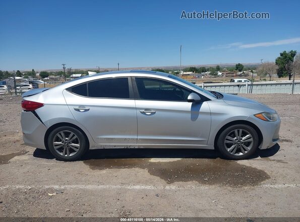 5NPD84LF1JH277195 2018 HYUNDAI ELANTRA Silver უკანა სალონის ხედი