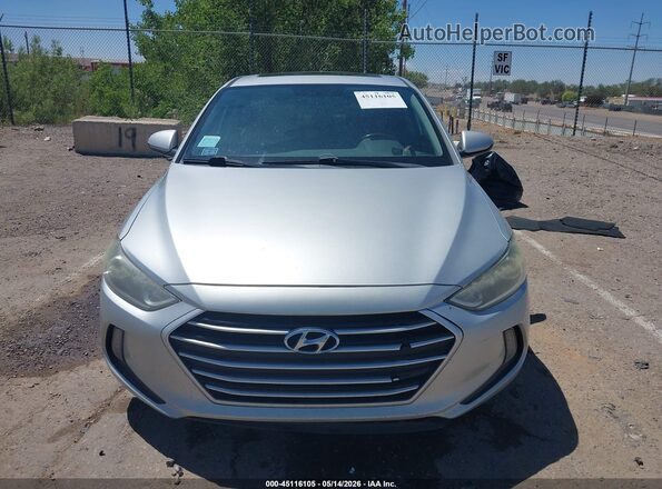 5NPD84LF1JH277195 2018 HYUNDAI ELANTRA Silver ხელსაწყოთა პანელის ხედი