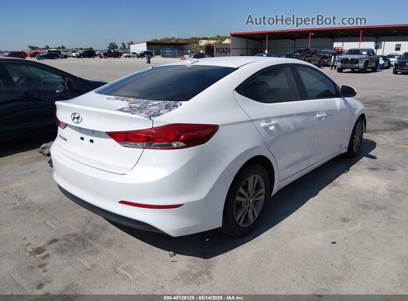 5NPD84LF1JH303200 2018 HYUNDAI ELANTRA White Tył prawy