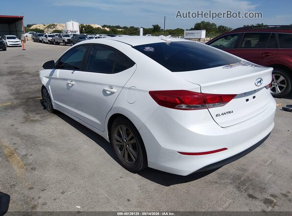 5NPD84LF1JH303200 2018 HYUNDAI ELANTRA White Tył lewy