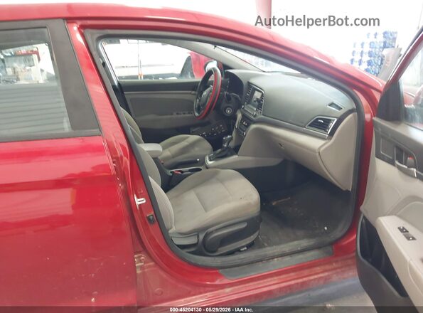 5NPD84LF1JH351912 2018 HYUNDAI ELANTRA Red Սալոնի դիմացի տեսք