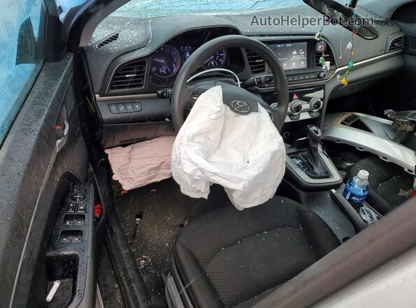 5NPD84LF1KH404397 2019 HYUNDAI ELANTRA Silver Vista del salpicadero