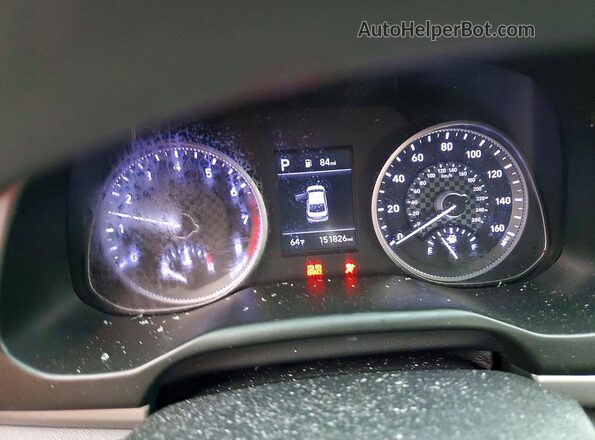 5NPD84LF1KH404397 2019 HYUNDAI ELANTRA Silver Vista del cuadro de instrumentos