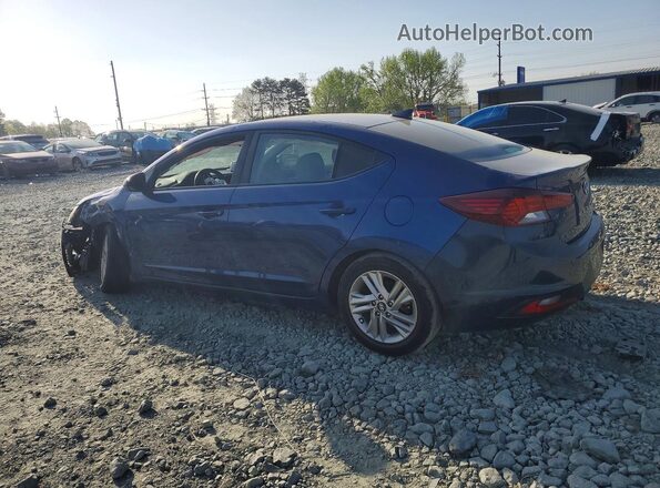 5NPD84LF1KH439800 2019 HYUNDAI ELANTRA Blue უკანა მარცხენა