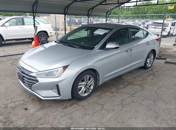 5NPD84LF1KH464020 2019 HYUNDAI ELANTRA Silver Передня ліва чверть