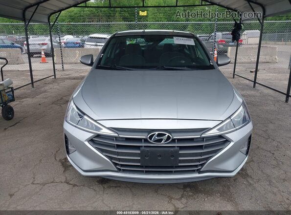 5NPD84LF1KH464020 2019 HYUNDAI ELANTRA Silver Вид щитка приладів