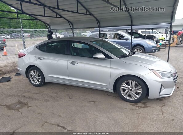 5NPD84LF1KH464020 2019 HYUNDAI ELANTRA Silver Вид задньої частини салону