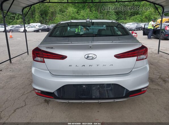 5NPD84LF1KH464020 2019 HYUNDAI ELANTRA Silver 