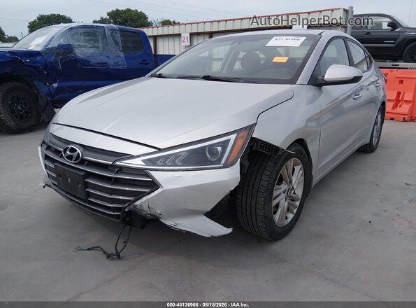 5NPD84LF1KH475728 2019 HYUNDAI ELANTRA Silver Przód lewy