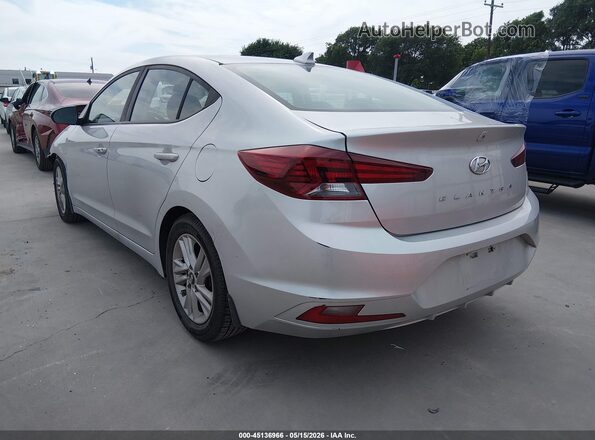 5NPD84LF1KH475728 2019 HYUNDAI ELANTRA Silver Tył lewy