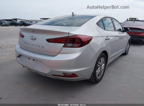 5NPD84LF1KH475728 2019 HYUNDAI ELANTRA Silver Tył prawy