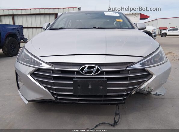 5NPD84LF1KH475728 2019 HYUNDAI ELANTRA Silver 
