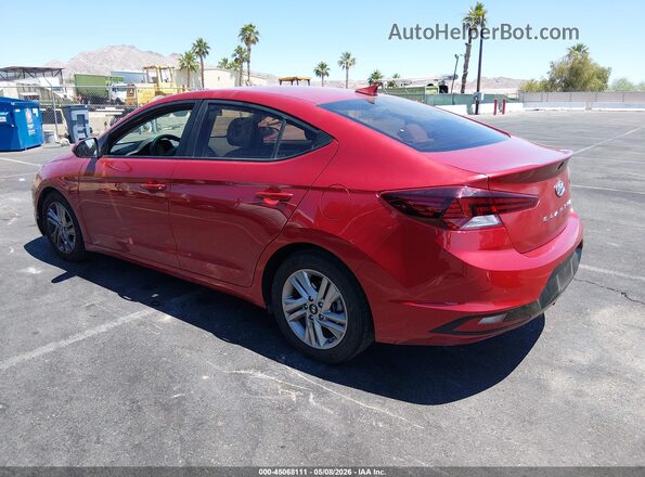 5NPD84LF1LH514755 2020 HYUNDAI ELANTRA Red Tył lewy