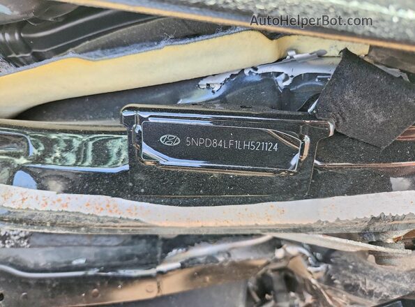 5NPD84LF1LH521124 2020 HYUNDAI ELANTRA Черный 