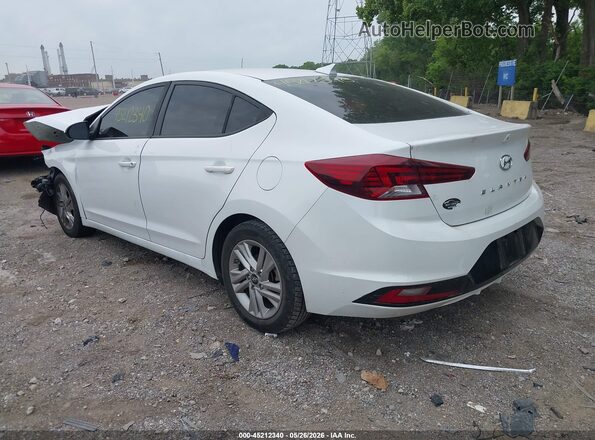 5NPD84LF1LH538103 2020 HYUNDAI ELANTRA White Tył lewy