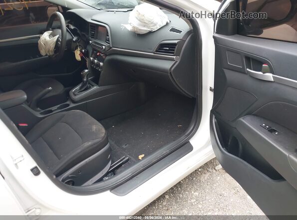 5NPD84LF1LH538103 2020 HYUNDAI ELANTRA White Widok wnętrza z przodu