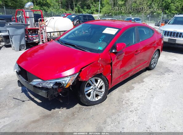 5NPD84LF1LH551742 2020 HYUNDAI ELANTRA Red Vista tres cuartos delantera izquierda