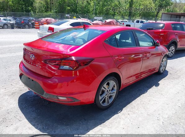 5NPD84LF1LH551742 2020 HYUNDAI ELANTRA Red Trasero derecho