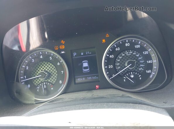 5NPD84LF1LH551742 2020 HYUNDAI ELANTRA Red Vista de los asientos traseros
