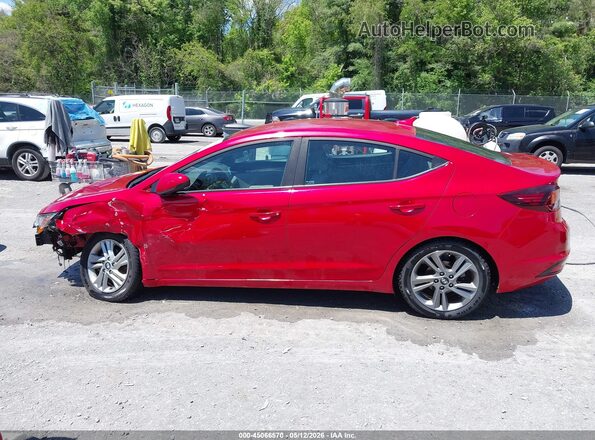 5NPD84LF1LH551742 2020 HYUNDAI ELANTRA Red Vista interior de 360 grados