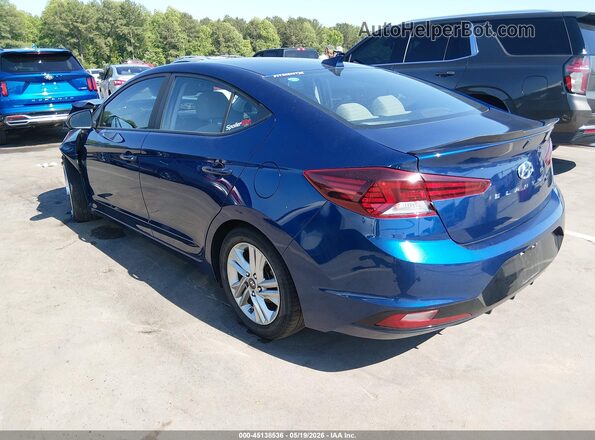 5NPD84LF1LH577547 2020 HYUNDAI ELANTRA Blue Rear left
