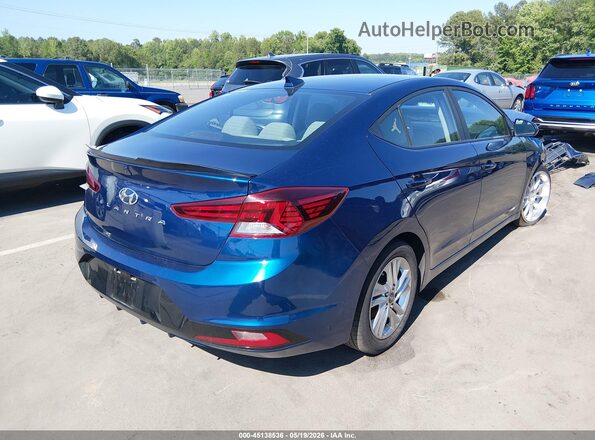 5NPD84LF1LH577547 2020 HYUNDAI ELANTRA Blue Rear right