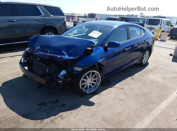 5NPD84LF1LH577547 2020 HYUNDAI ELANTRA Blue Front left