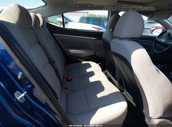 5NPD84LF1LH577547 2020 HYUNDAI ELANTRA Blue VIN sticker view