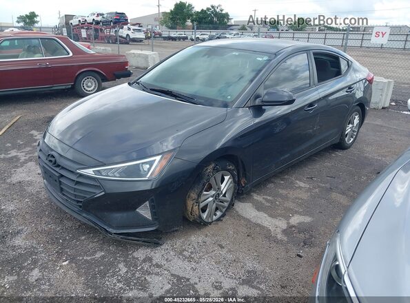 5NPD84LF1LH580500 2020 HYUNDAI ELANTRA Gray წინა მარცხენა ხედი სამი მეოთხედიდან