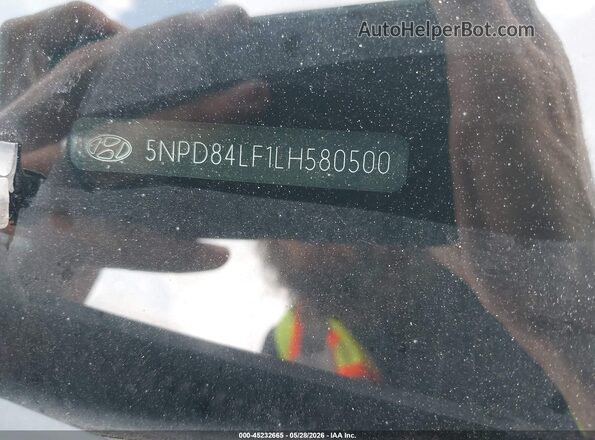 5NPD84LF1LH580500 2020 HYUNDAI ELANTRA Gray ძრავის განყოფილების ხედი