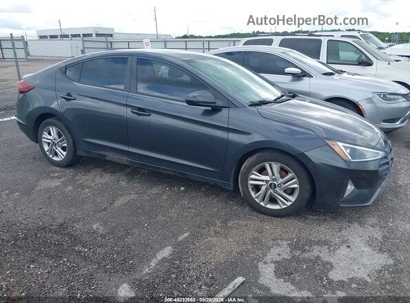5NPD84LF1LH580500 2020 HYUNDAI ELANTRA Gray ხელსაწყოთა პანელის ხედი