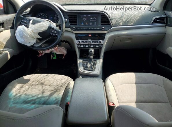 5NPD84LF1LH582389 2020 HYUNDAI ELANTRA Red Առջևի վահանակի տեսք