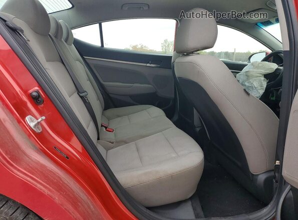 5NPD84LF1LH582389 2020 HYUNDAI ELANTRA Red Հետևի նստատեղերի տեսք