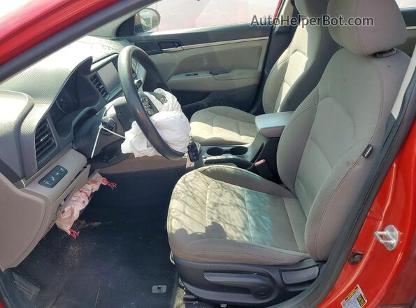 5NPD84LF1LH582389 2020 HYUNDAI ELANTRA Red Սալոնի դիմացի տեսք