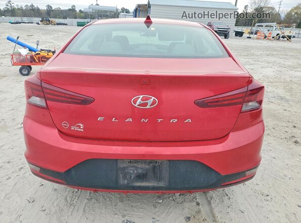 5NPD84LF1LH582389 2020 HYUNDAI ELANTRA Red Հետևի տեսք