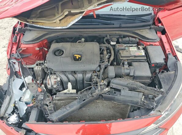 5NPD84LF1LH582389 2020 HYUNDAI ELANTRA Red Սալոնի հետևի տեսք